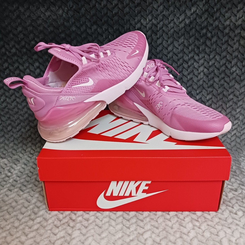 Nike Air Max 270 Magic Flamingo Pink Foam GS Sneakers Shoes Size 6Y Women's 7.5 - Picture 1 of 16